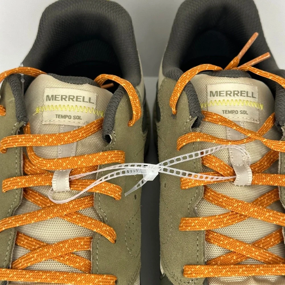 Merrell Mens Shoes 13 Green Excellent J038729 Tempo Sol Trail Hiking Gorpcore